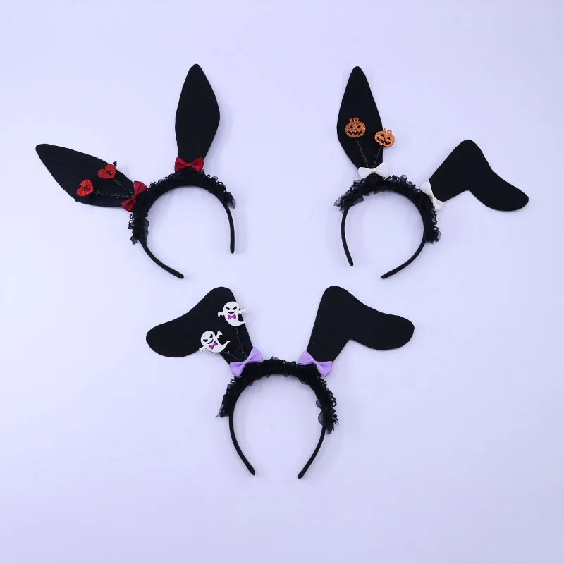 

Novelty Funny Halloween Dress Up Rabbit Ears Hair Bands Creative Cute Rabbit Masquerade Dress Up Props Performance Props