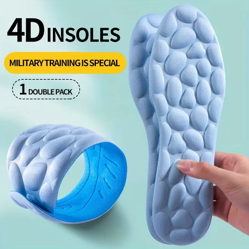 Massage Memory Foam Insoles for Shoes Breathable Cushion Sport Running Orthopedic