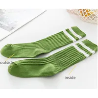 Kids Knee Socks Girls Boys Football Stripes Cotton Sports School White Socks Skate Children Baby Long Tube Leg Warm High Socks 5