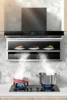 Home  7-shaped large air volume Range Hoods Large suction top side double suction range hood new style kitchen 2