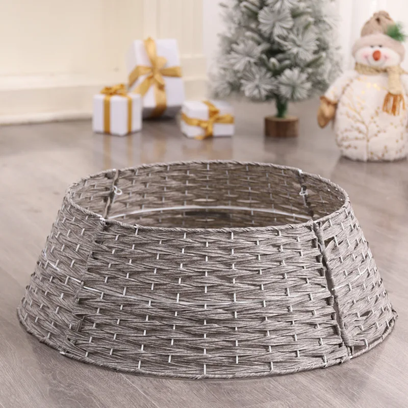 

Nordic Retro Christmas Tree Decoration Skirt Base Girth Handmade Decorations