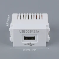Panneau de chargement de téléphone portable, Module d'alimentation USB, prise 220V, transformateur 5V, 2,1 a, prise de courant USB, adaptateur de commutation 6