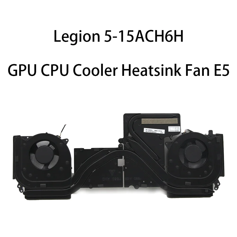 Original for Lenovo Legion 5-15ACH6H GPU Cpu Cooler Heatsink Fan E5 FRU 5H40S20310 5H40S20311