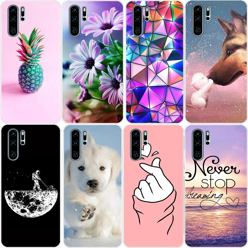 Custodia Per Huawei P30 Lite Cover P30 Lite Clear Cute Soft Silicone Phone Back Fundas Per Huawei P30 Custodia Paraurti Per Huawei P30 Pro