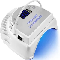 64W Rechargeable UV LED Nail Lamp Gel Polish Drying for Manicure with Automatic Sensor Cordless Nail Dryer Equipment and Tools 1