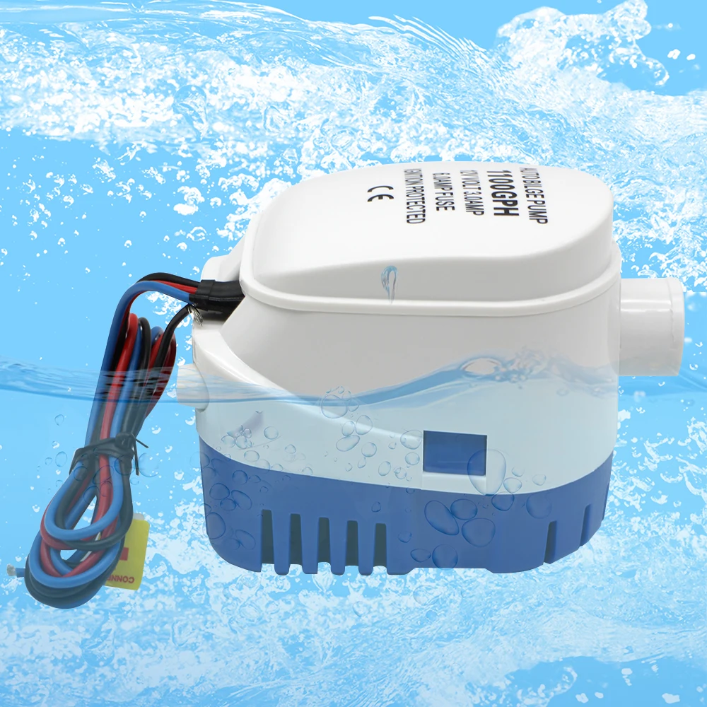 Pompa Sommergibile Per Sentina Barche 24V 1100GPH - In ABS, Acciaio Inox, Per Drenaggio E Trasferimento Acqua - Foto 10