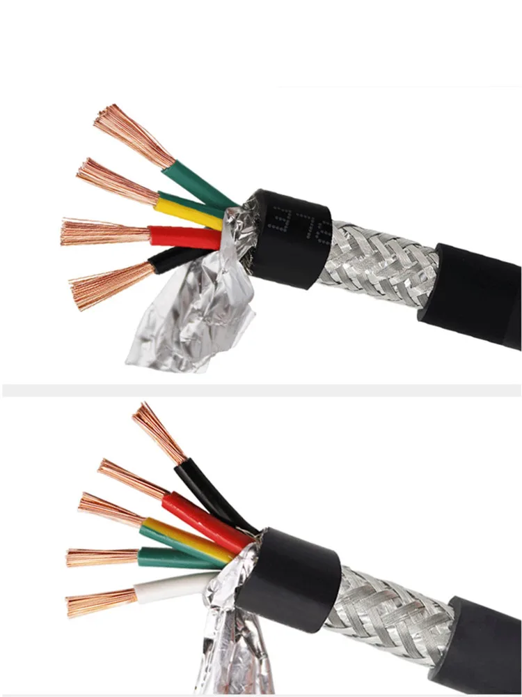 2-core Shielded cable anti-interference 20AWG 18AWG pure copper