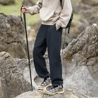 Outdoor Casual Work Pants Men's Waterproof Sports Drawstring Trousers Couple Model Paratrooper Pants Breathable Windproof 2