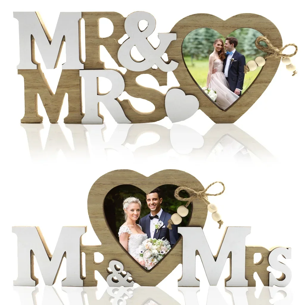 

Wooden Wedding English Letter Love Photo Frame Crafts Creative Home Decoration Table Decoration