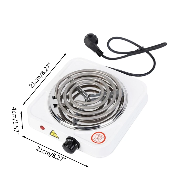 Portable Coil Heating Hot Plate Stove Countertop | Black