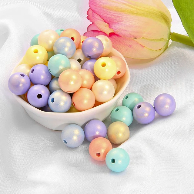 6mm 8mm 10mm Acrylic Round Beads 21 Colors Round Acrylic Balls