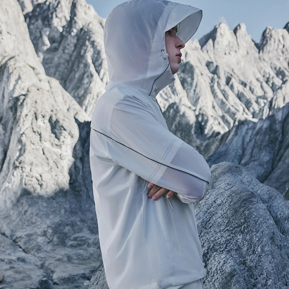 

Naturehike Hooded Coat Sunscreen Clothes Summer Outdoor Breathable Sun Protection Clothing For Running Hiking