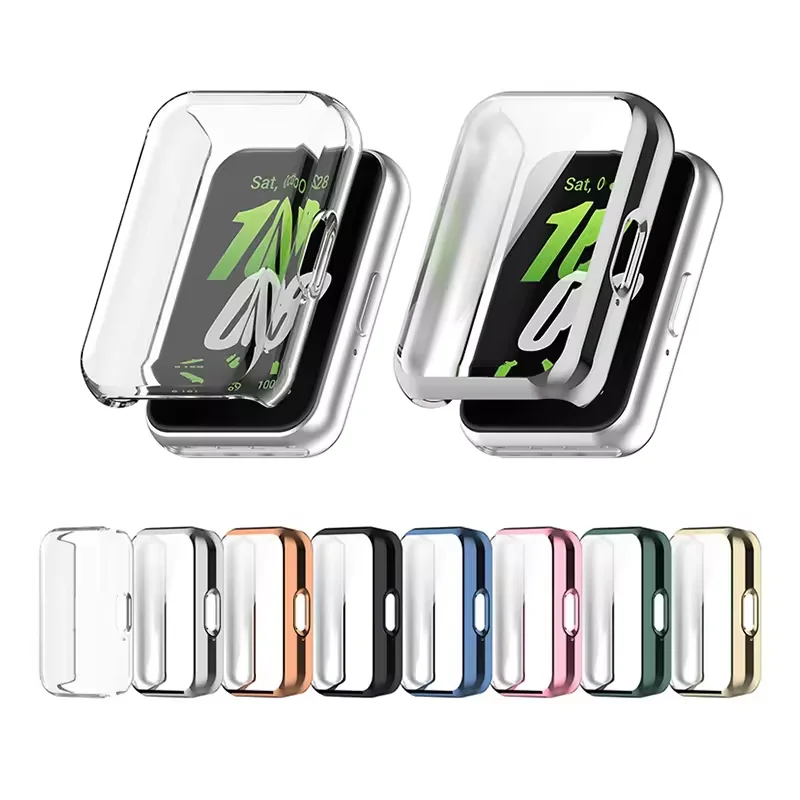 Samsung Galaxy Fit 3 Cover: All-Around Soft TPU Bumper with Screen Protector