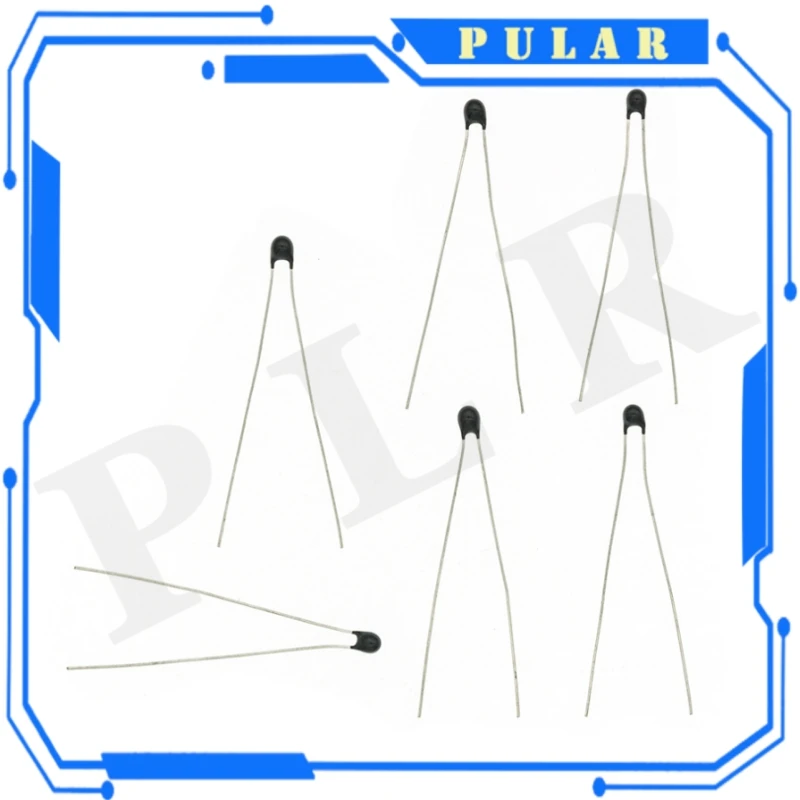 20pcs PLR NTC Thermistor Thermal Resistor MF52 NTC-MF52AT 1K-100K 5% 3950B 1/2/3/4.7/K Ohm R