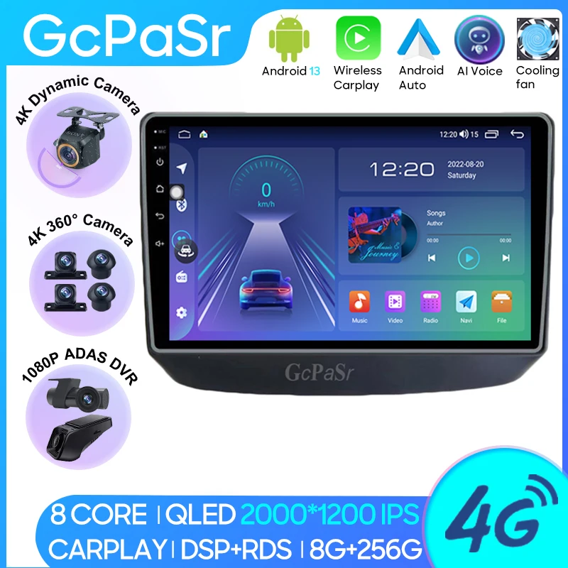 

Автомобильный радиоприемник Android 13 для Chevrolet Volando 2018-2020, GPS-навигация, автомобильное стерео, Wi-Fi, 5G, мультимедийный плеер, экран Cam No 2din DVD