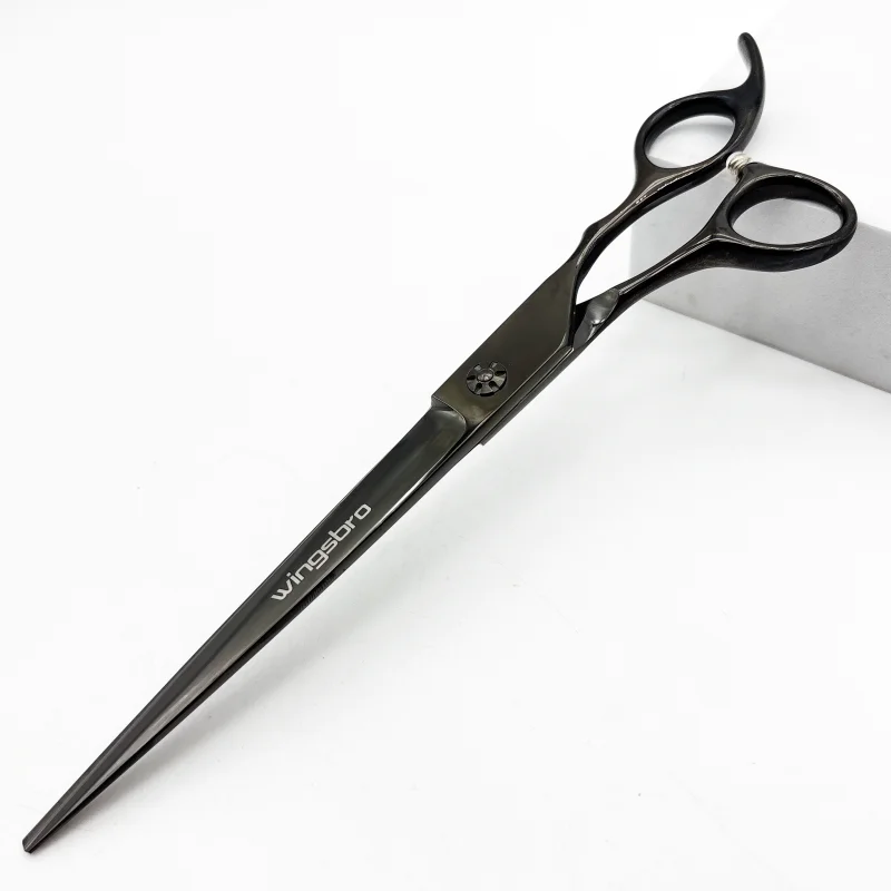 wingsbro 9 inch Professional pet shop scissors, dog grooming scissors straight scissors suitable for Big Dog hair trimming