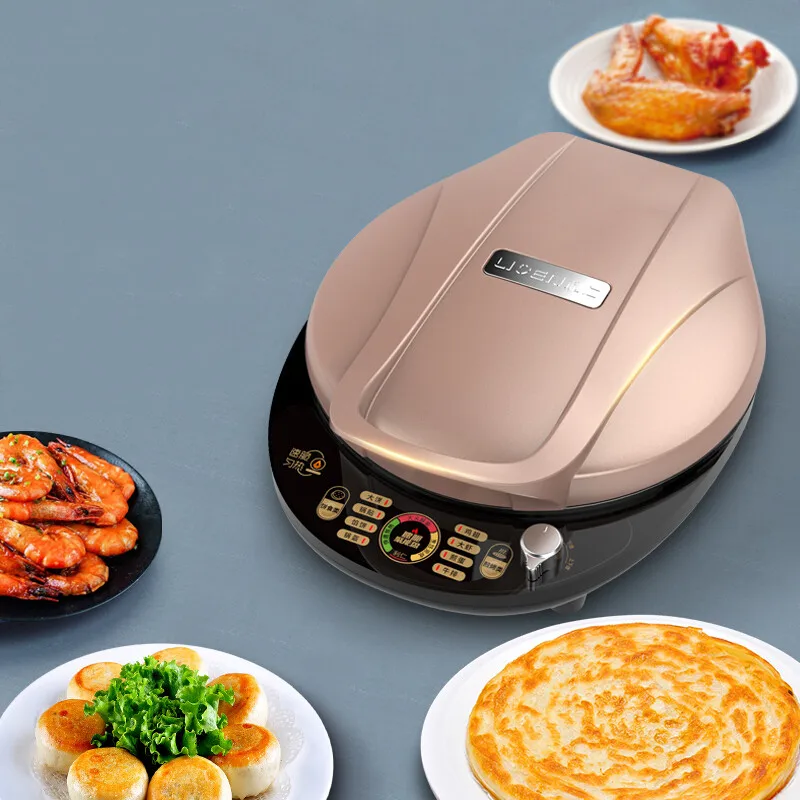 Electric Baking Pan Intelligent Double-sided Heating 28mm Deepen Pancake Pan Frying Grill Sandwich Breakfast Machine 2