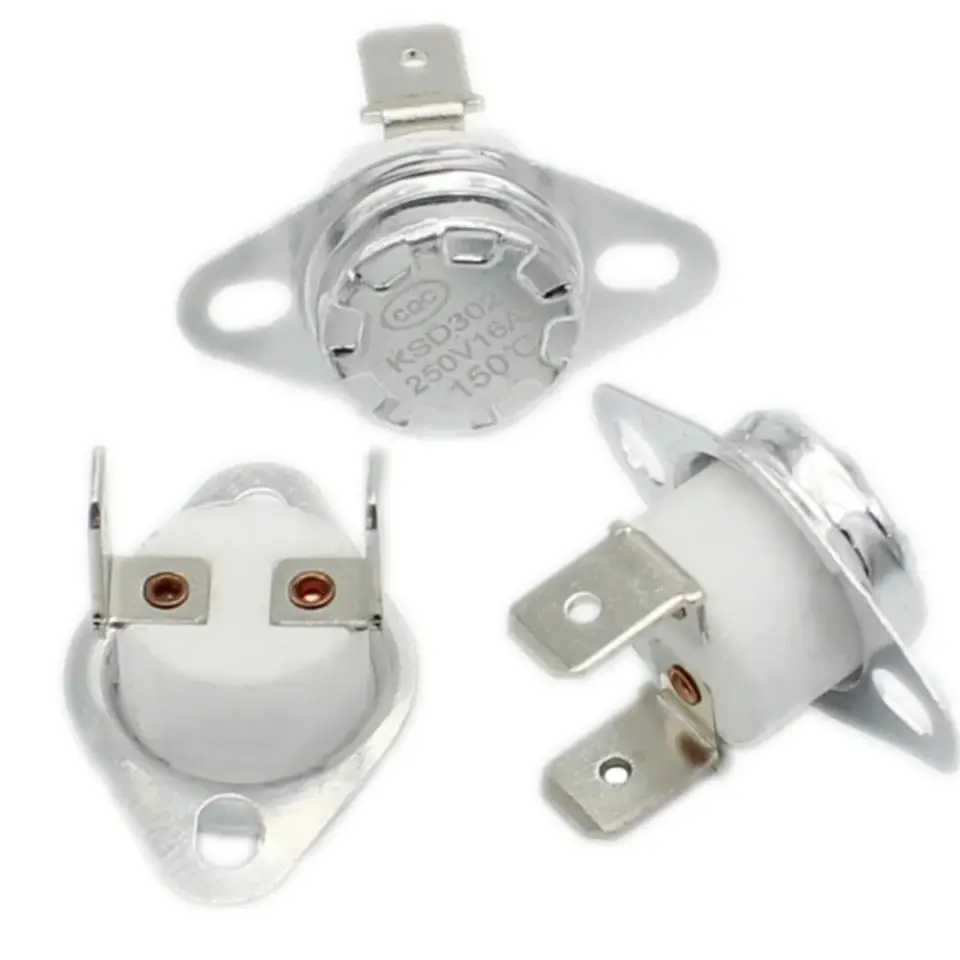 Termostato KSD302 Normalmente Chiuso - 250V 16A, Per Elettrodomestici, Temperatura 50°C - Foto 9