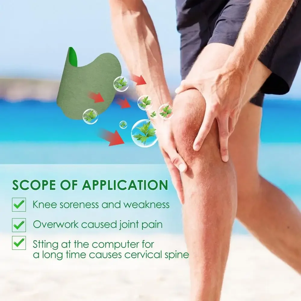 12pcs Knee Plaster Sticker Wormwood Extract Knee Joint Ache Pain Relieving Rheumatoid Arthritis Sprains Patch Body Health Care pain relief patch knee pain relief cream pain relief cream