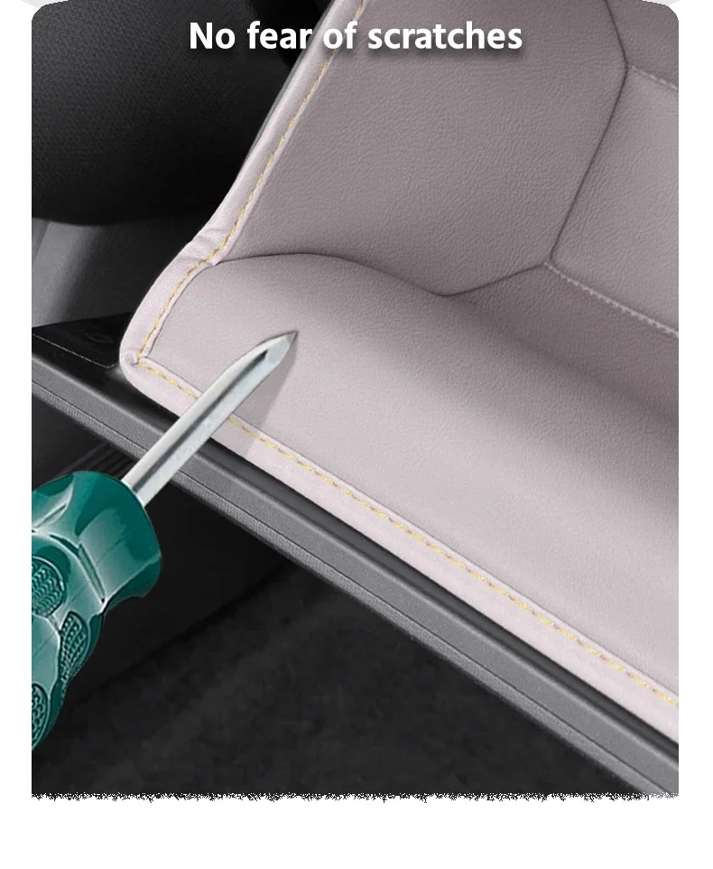 For Byd Yuan Plus Atto 3 2022-2025 Car Passenger Glove Box Storage Slot Pad Organizer Case Leather Protector Mat Wear Resistant