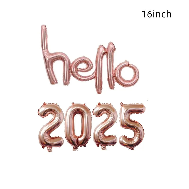 Decoration Nouvel An 2025 Or Noir, Ballon Noir Or Fete Nouvel An 2025, Deco Fete Nouvelle Année Avec Ballon Numéro 2025, Ballon Champagne, Ballons Nouvel Or Noir Pour Déco Fete Jour De