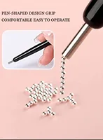 1 Pcs teel Ball Nail Art Magnet Pen, Super Strong Magnetic Manicure Auxiliary Tool, suitable For DlY Metal Jewelry 2