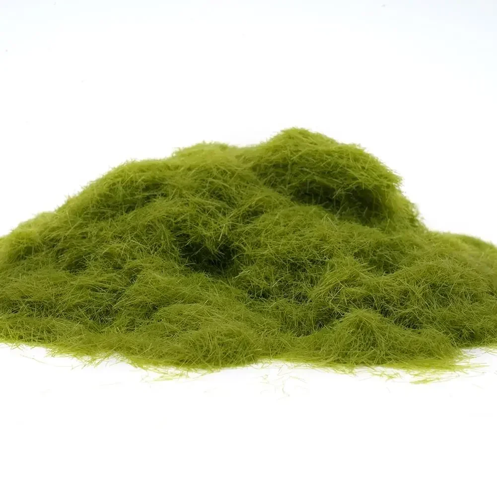 Nylon Artificial Grass Model Railway Lawn Grass Powder Green Scenery 30g 5mm Nylon Grass Powder Modeling Hobby Craft Accessory 2