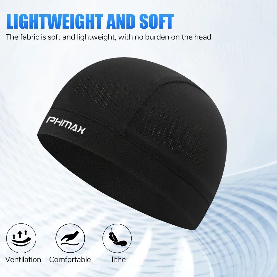 PHMAX Ice Silk Cycling Hat Mesh Breathable UPF50+ Sun Protection Sports Hat Summer Thin quick-drying Cycling Headwear 3