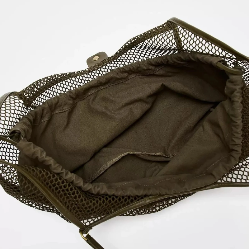 NEW PU Leather Wing Tote Bag Roomy Cluth Bag Large Capacity Buckle Woman Luxury Designer Travel Shoulder Bags Shopper Handbag