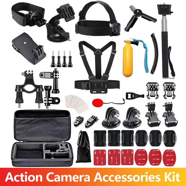 Accessories Kit Mount Adapter Chest Strap Headband For GoPro Hero 13 12 AKASO SJCAM insta360 DJI Osmo Action Camera Accessories