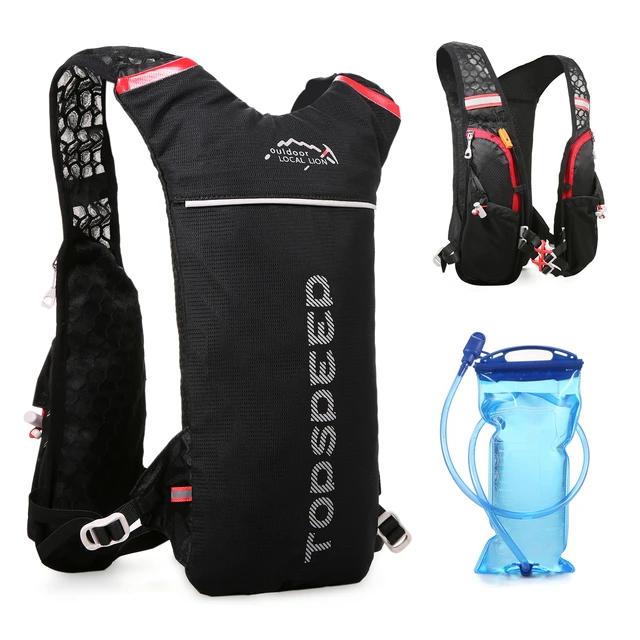 1pc Ultralight Running Hydration Backpacks 2L Water Bag Bladder