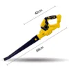 Powerful Electric Air Blower Fit For Dewalt 18V 20V Battery Handheld Cordless Leaf/Snow/Dust Blowing Duster Garden Power Tool 5