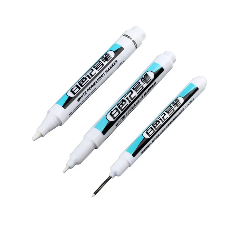 Waterproof Permanent White Paint Marker Pens