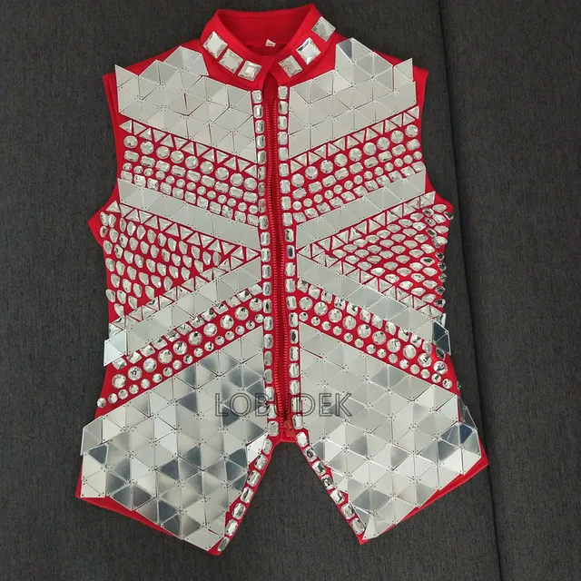 Gilet Di Paillettes Per Ragazzi - Senza Maniche Glitterato Per Dance, Hip Hop E Carnevale - Foto 2