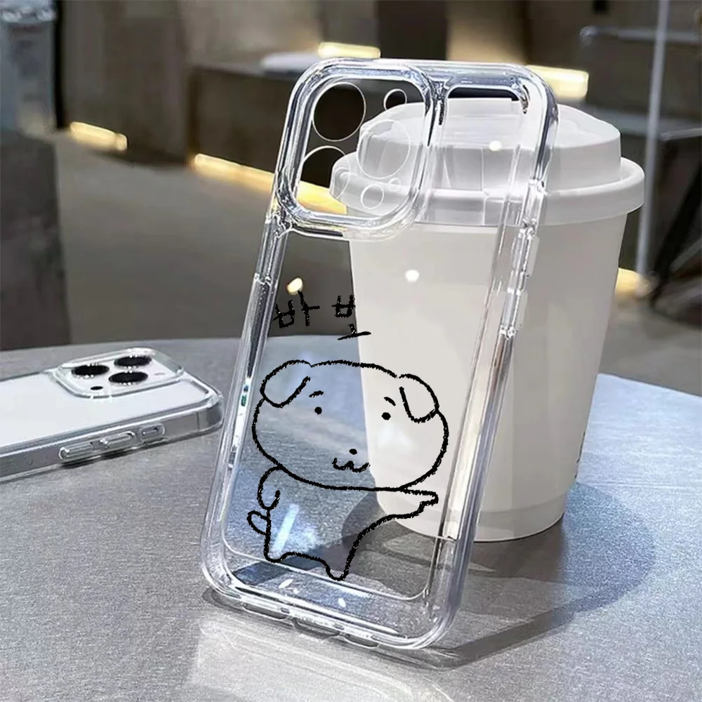 Adorable Kitten Couple Transparent Phone Case