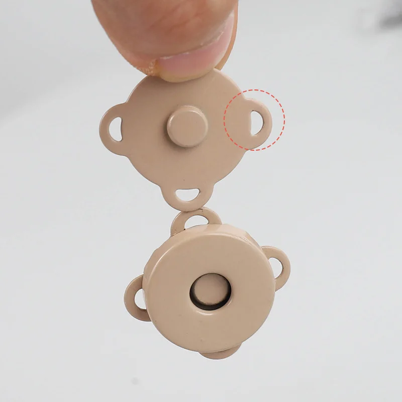 5sets/lot Magnet Buckle Metal Snap Fasteners Buttons DIY Sewing Garment Accessories Materials Wallet Craft Bags Buckle 10mm-18mm 5