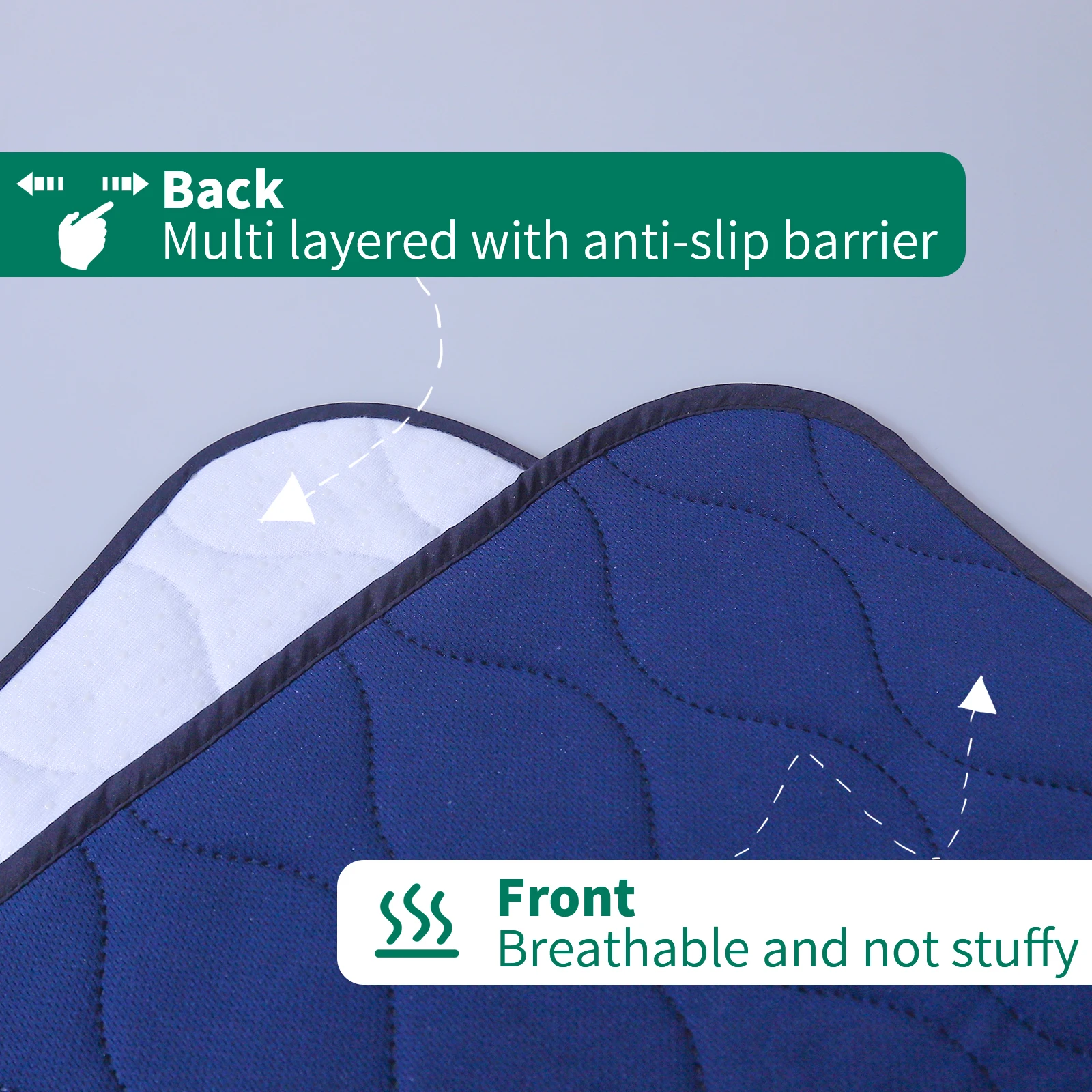 Incontinence pad waterproof mat pee pad waterproof Bed Pad washable Under pad adult urine Mattress protector 5