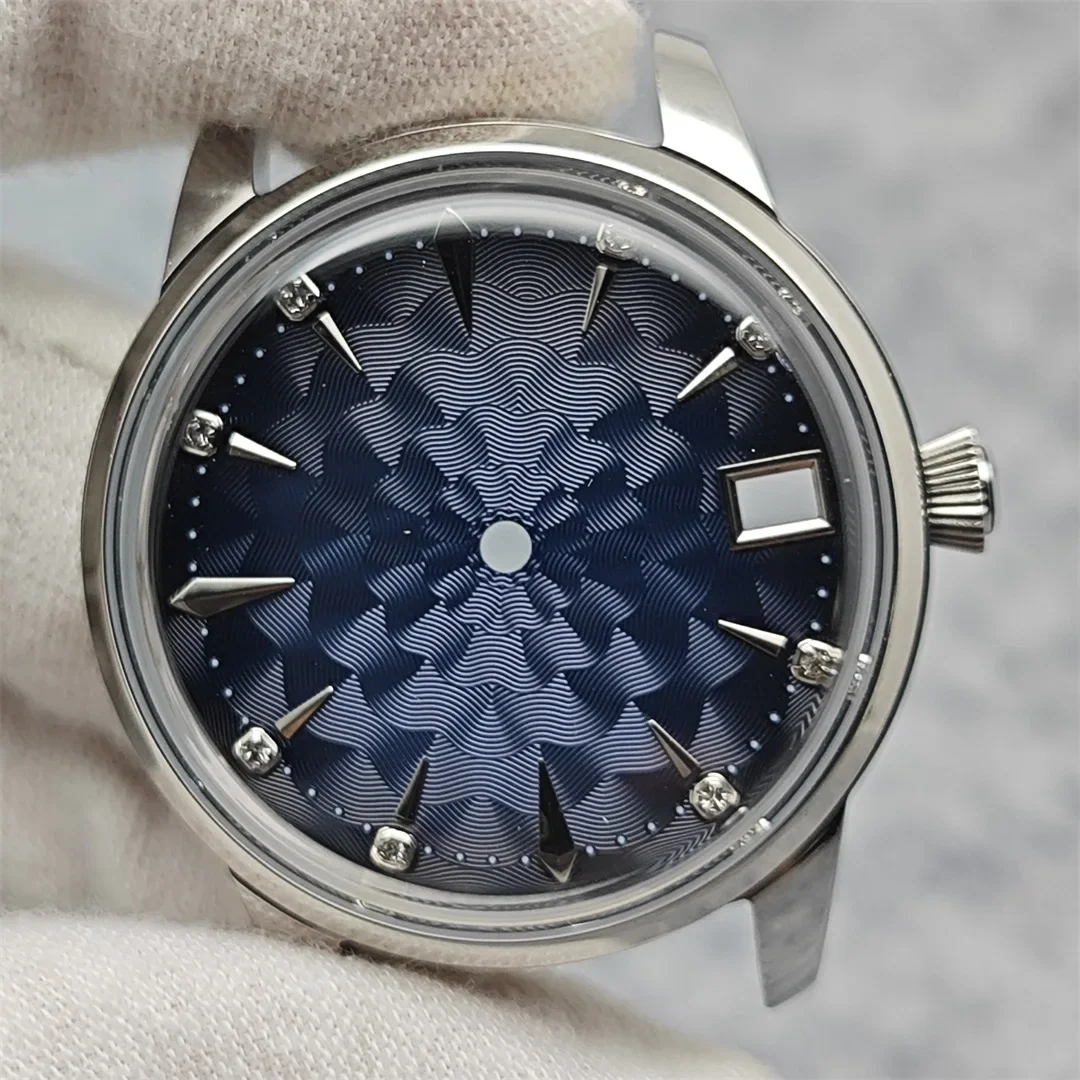 Elegant Women's Steel Watch Case with Bubble Crystal