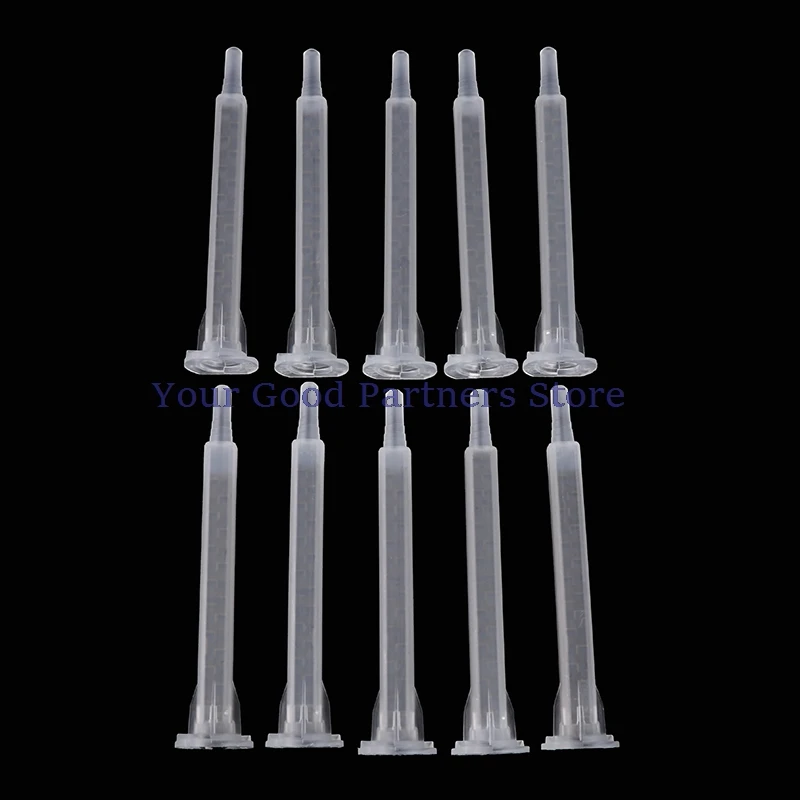 10 x Static Mixing Tube Mixing Nozzle Syringe for 50ml 37ml Composite Mortar
