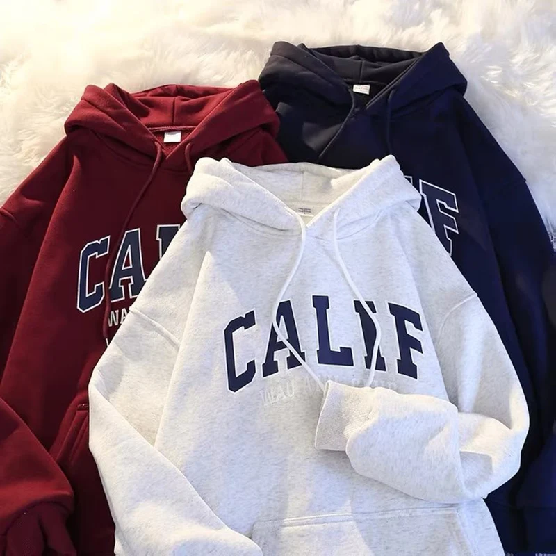 2024 Men's Hoodies Autumn New  Thick Cotton Washed Sweatshirts Oversized Hoodie Streetwear Y2K Clothes Unisex Hoody Tops CYXX048 2