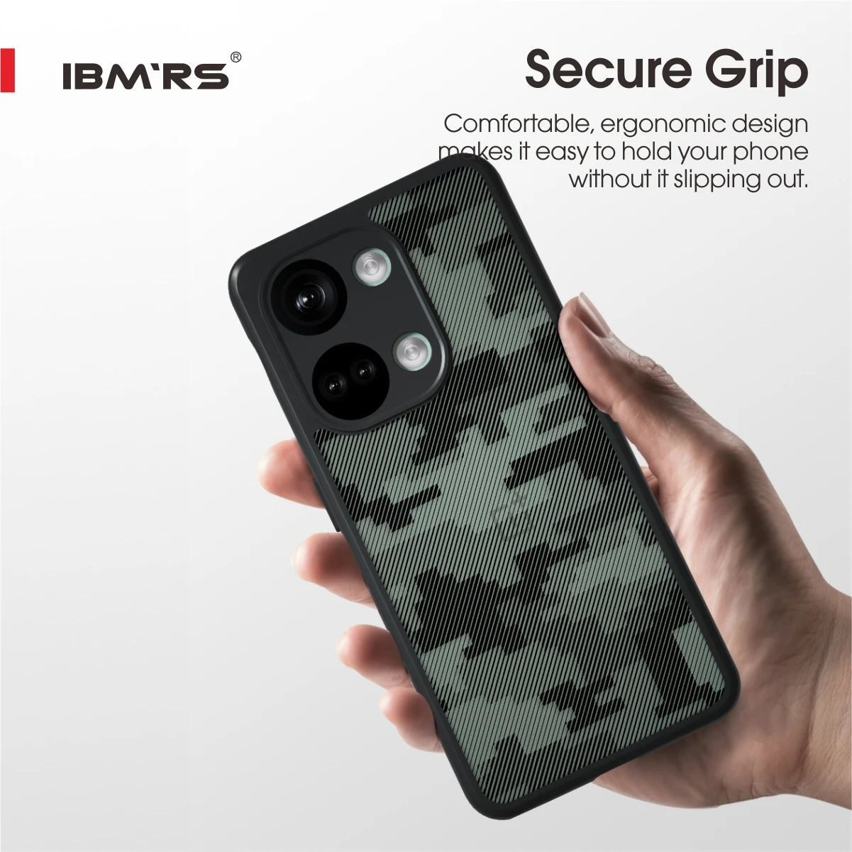 OnePlus Ace 2V/Nord 3 5G Shockproof Transparent Anti-Fingerprint Protective Case