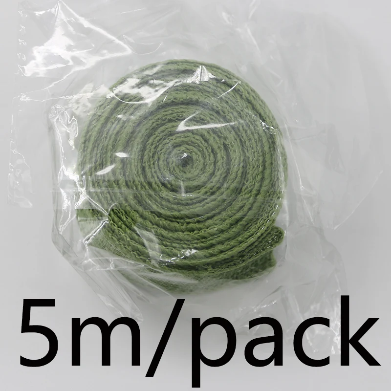 5-meter/roll 40mm handmade woven hollow linen ribbon iron wire edge ribbon DIY holiday decoration gift box packaging zip tie lac
