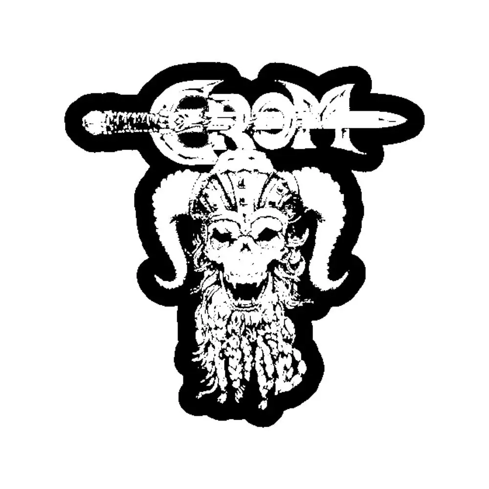 

Crom (Black Print) Sticker for Laptop Decor Bedroom Car Cute Cartoon Art Fashionable Public Suitcase