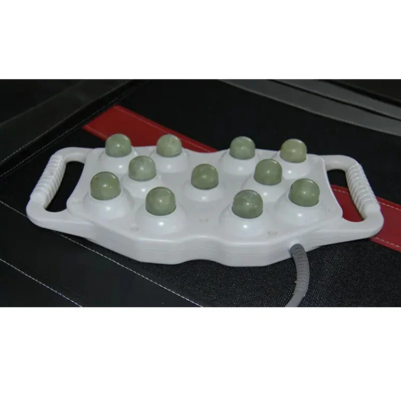 Electric Massage Bed Automatic Air Acupressure Infrared Jade Roller Massage table Full Body