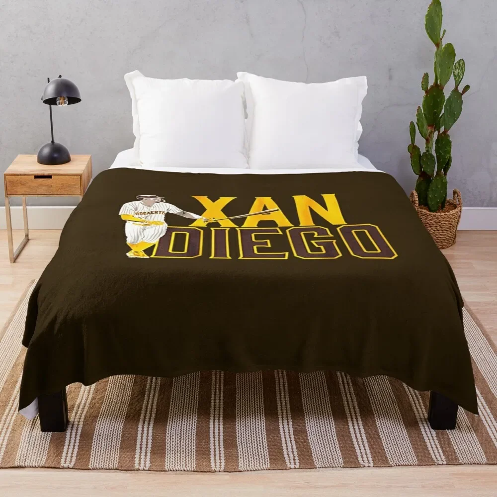 

Xander Bogaerts Throw Blanket sofa bed Beach Blankets