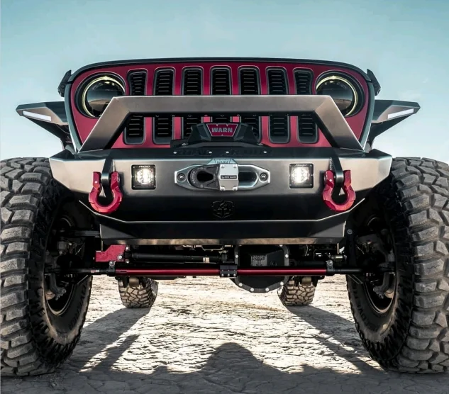 Black steel front bumper off road bumpers for jeep for wrangler JL 2018+ JL1128