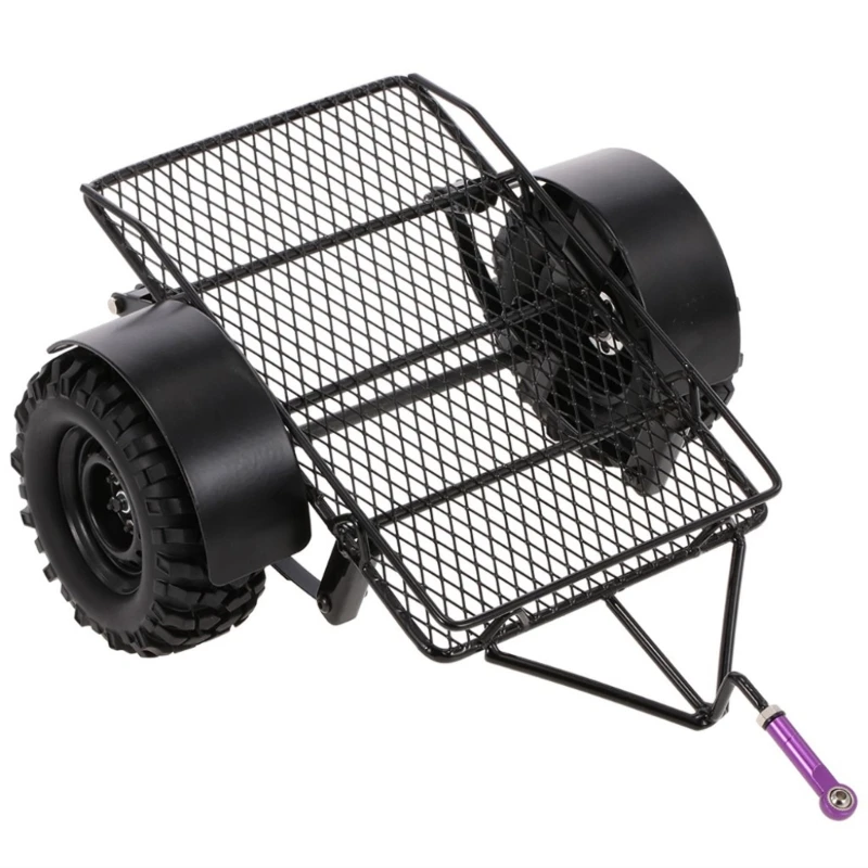 

Metal Hitch Mount Trailer Simulation Trailer For 1/10 Rock Crawlers Truck Trail DropShipping