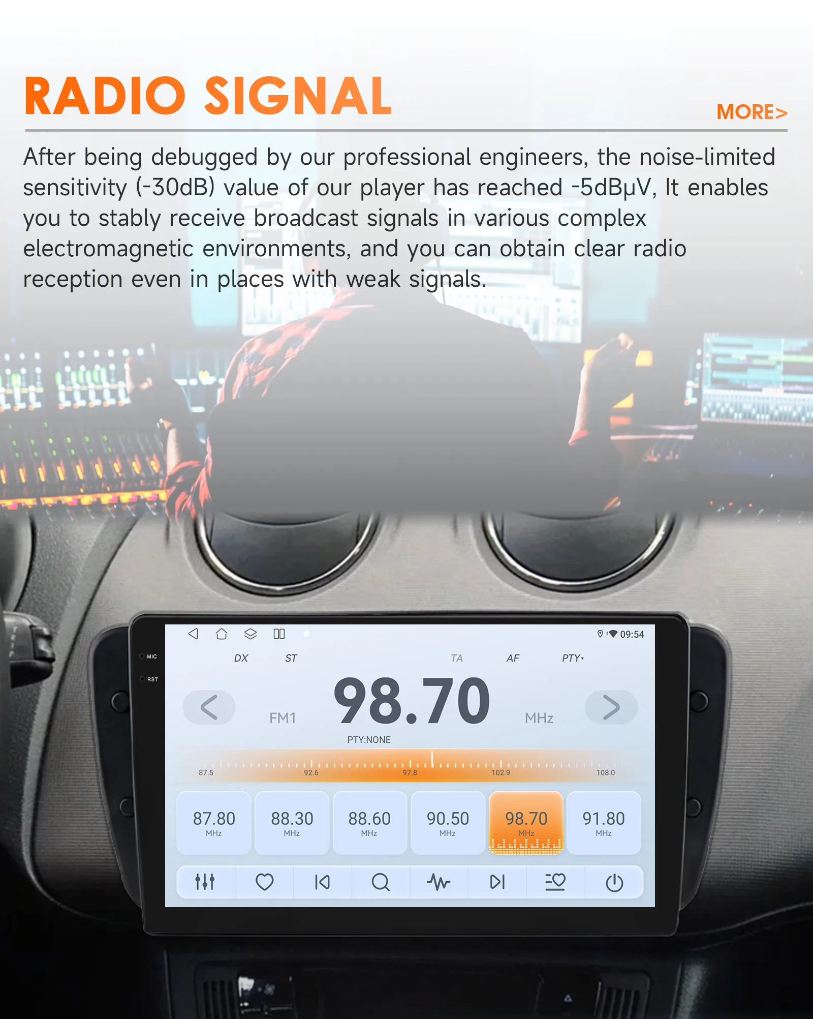 Hizpo Android Autoradio für Seat Ibiza MK4 2009–2013 Multimedia Player CarPlay Auto GPS Navigation Bluetooth WIFI Head Unit 4G – Detail 21