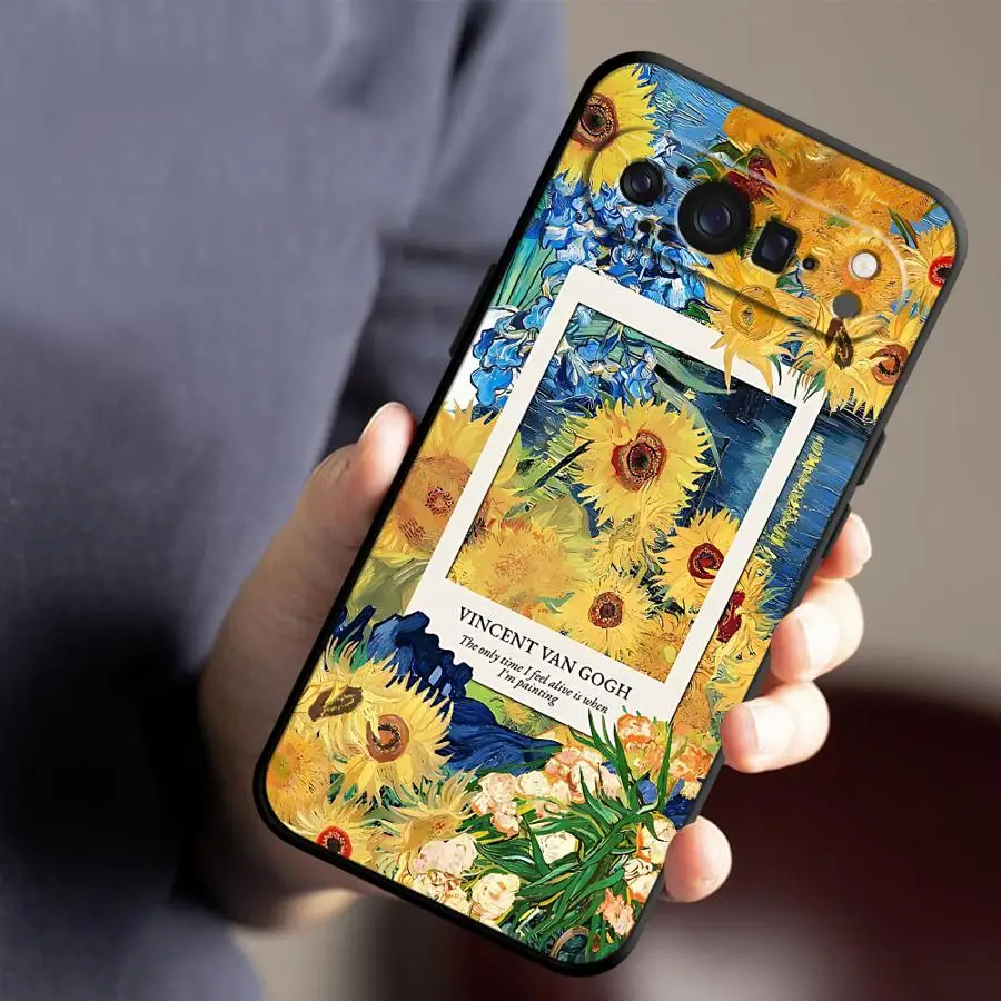 Van Gogh Sunflower Art Phone Case Cover