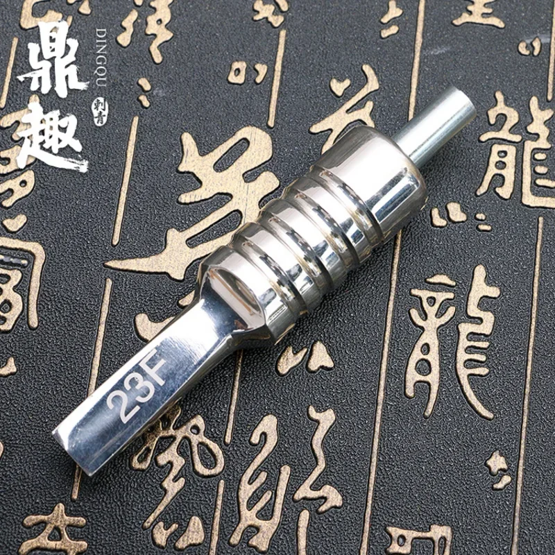 

Tattoo Equipment Tattoo Large Row Stainless Steel Integrated Handle Large Row Tattoo Spray Nozzle